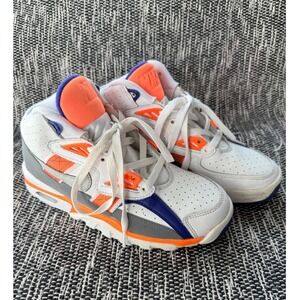 Nike Air Bo Jackson Trainer SC High OG White Orange Blue Kids 6Y W7.5 Sneakers‎